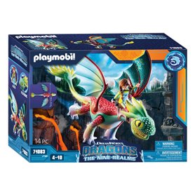 Playmobil Dragons 71083 Les Neuf Royaumes - Panache & Alex