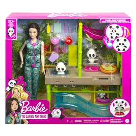 Barbie PANDA CARE & RESCUE Doll & Playset