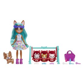 Enchantimals Baby Best Friends  MEILLEURS AMIS DES BÉBÉS  CRIZIA CORGI ET SON AMIE SHOW