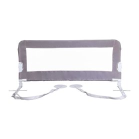 Barriere de lit Dreambaby Nicole - lits encastrés et aux lits plats- Mesurant 150 cm de large et 50 cm de haut - Gris