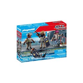 Playmobil City Action 71146 Equipe forces spéciales avec bandit