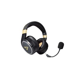 Casque sans fil SteelPlay Metaltech Radiance pour PS5 PS4 Xbox Series XS Xbox One Nintendo Switch PC et Mac Noie et Or