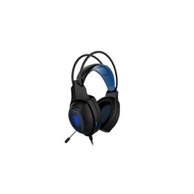Casque filaire Gaming Alpha Omega Players Berserker Frodi pour PC PS4 Xbox One Nintendo Switch Smartphone Tablette Noir et Bleu