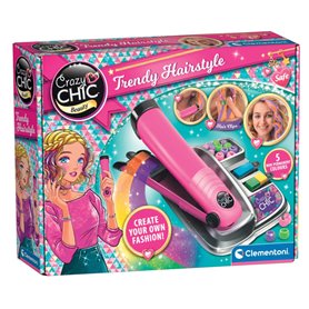 Clementoni Crazy Chic - Trendy Hairstyle Hair Dye Kit 18750 Clementoni Crazy Chic - Trendy Hairstyle Hair Dye Kit 18750