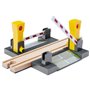 Eichhorn Train Tracks Railroad Crossing with Barriers