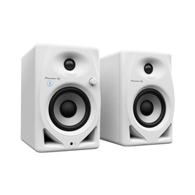 Paire d'enceintes de monitoring Pioneer DJ DM-40D-BT-W - Bluetooth - Bass Reflex - 2x19W - Mode DJ ou Production - Blanc