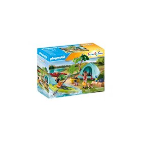 Playmobil Family Fun 71425 La famille et sa tente