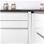 Emuca 8160112 Kit de 2 profils centraux Gola pour meubles de cuisine