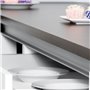 Emuca 8160014 Kit de 2 profils supérieurs Gola pour meubles de cuisine