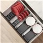 Emuca 3069635 Porte assiettes Orderbox vertical pour tiroir