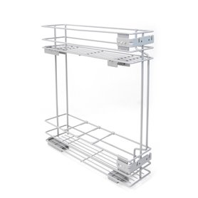 Emuca 8354025 Porte bouteilles latéral extractible Supra avec fermeture amortie