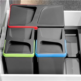 Emuca 8196923 Base pour tiroirs de cuisine Recycle
