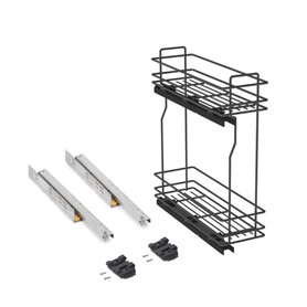 Emuca 8381135 porte bouteilles latéral extractible TitaneMax