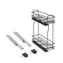 Emuca 8381135 porte bouteilles latéral extractible TitaneMax
