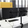 Emuca 3200114 Support écran inclinable et rotatif à 360?° pour table.