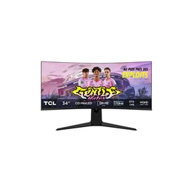 Ecran PC Gaming Tcl 34R83Q 34" Incurvé WQHD Noir et Blanc