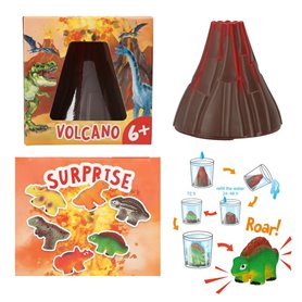 Dino World - Figurine volcan avec dino