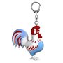 Porte cle Coq Français Mascotte 2024