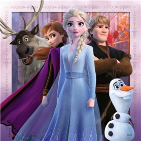 Ravensburger Puzzles 3X49 P - Le Voyage Commence / Disney La Reine Des Neiges 2