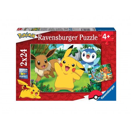 Ravensburger Puzzles 2x24 p - Pikachu et ses amis