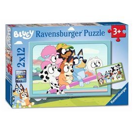 Ravensburger Puzzles 2x12 p - S'amuser avec Bluey