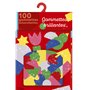 Set de 100 Gommettes brillantes formes