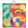 200 Gommettes geantes et colorees