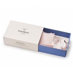 Coffret repas bébé Rose pastel