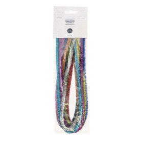 Chenille multicolore brillante 10x 50cm