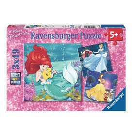 Ravensburger Puzzles 3X49 P - Aventure Des Princesses/Disney Princesses