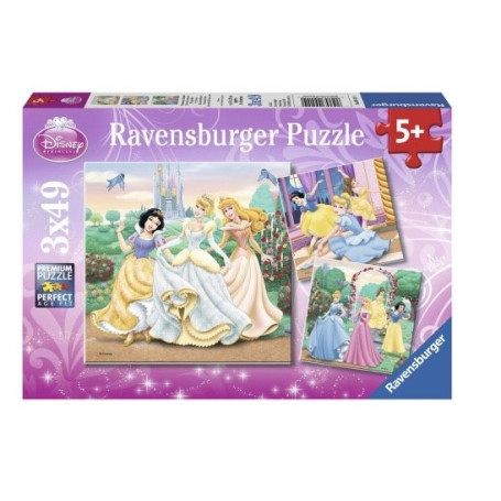 Ravensburger Puzzles 3X49 P - Rêves De Princesses/Disney Princesses