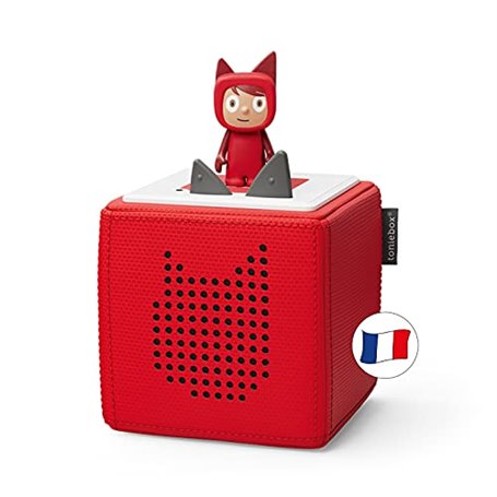 Tonies Mon Premier Coffret Toniebox Rouge + 1 Figurine Tonie Creatif