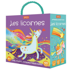 QBox Les Licornes livre et puzzle