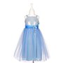 Robe bleu et argent Celena 3-4 ans