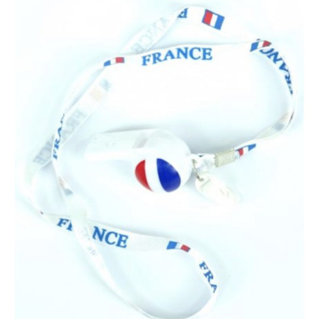 Sifflet Lanyard Drapeau France