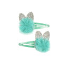 Barrettes Suzan chat bleu SOUZA