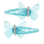 Barrettes Papillon bleu - Senna