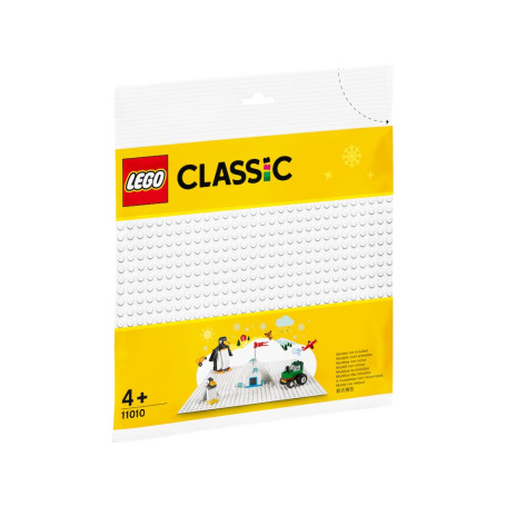 11010  Plaque de base blanche LEGO® Classic