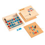 Jeu de marteau lettres - bicolore - jeu Montessori