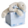 PELUCHE LAPIN BONBON BLEU DOUDOU CIE