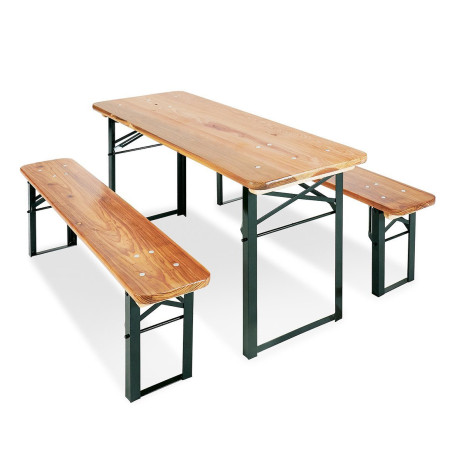 Ensemble Table et Bancs Pinolino Sepp L 110 x P 40 x H 54