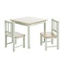 Geuther Meubles d activite en Hevea 2 chaises et une table Couleur Vert Menthe