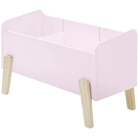 Vipack KIDDY Coffre à jouets vieux Rose