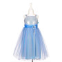 Robe bleu et argent Celena 3-4 ans 