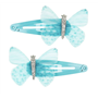 Barrettes Papillon bleu - Senna