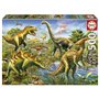 Puzzle 500 pcs - Cour jurassique