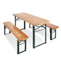 Ensemble Table et Bancs Pinolino Sepp L 110 x P 40 x H 54