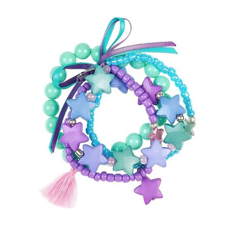 Bracelet Alouette étoile bleu