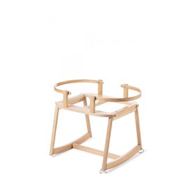 Pied pour Moses Basket en bois naturel