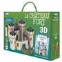 Maquette chateau fort 3D avec livre